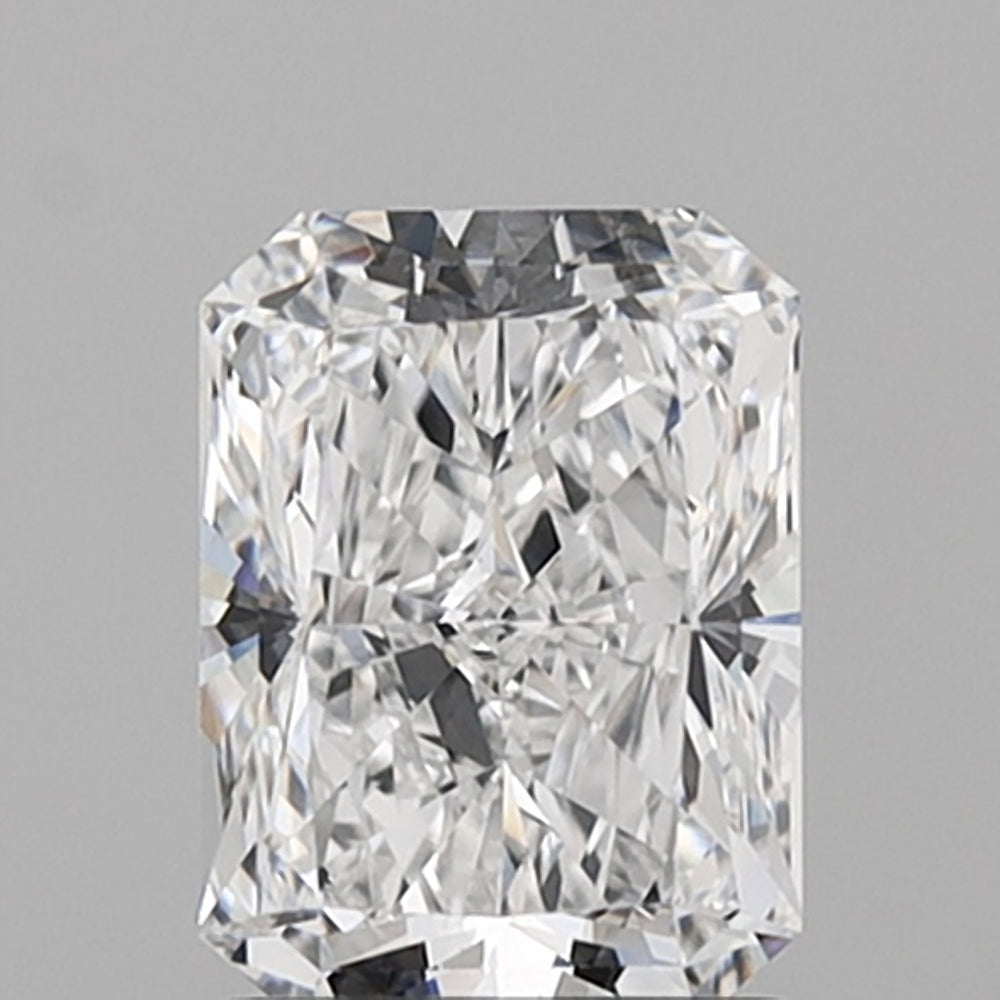 1.51 Carat Radiant Lab Diamond with  Cut Diamond in 14KT  view 1
