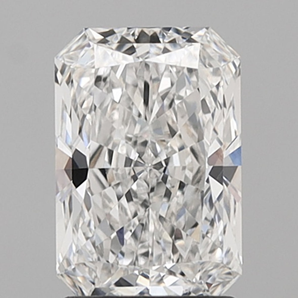 1.82 Carat Radiant Lab Diamond with  Cut Diamond in 14KT  view 1

