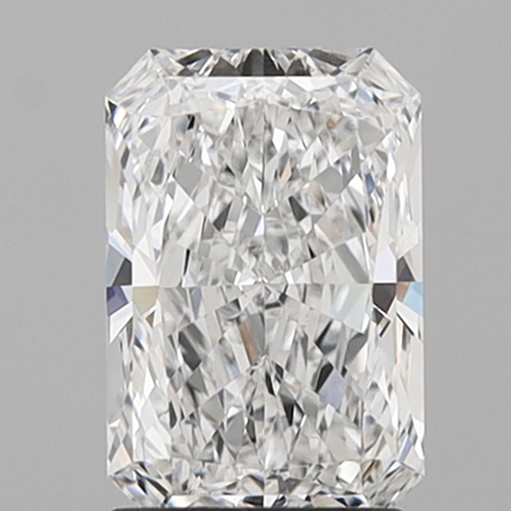 1.74 Carat Radiant Lab Diamond with  Cut Diamond in 14KT  view 1
