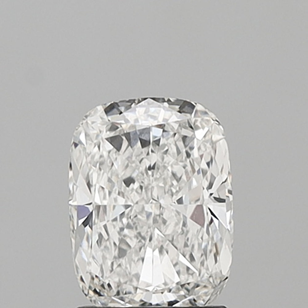 1.55 Carat Cushion Lab Diamond with  Cut Diamond in 14KT  view 1
