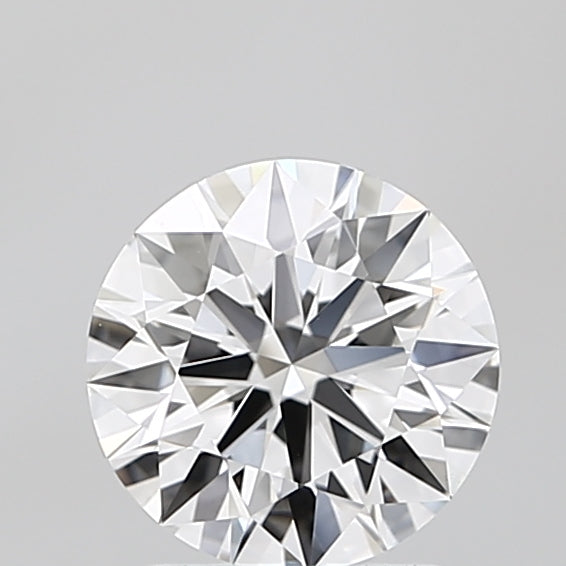 1.47 Carat Round Lab Diamond with  Cut Diamond in 14KT  view 1
