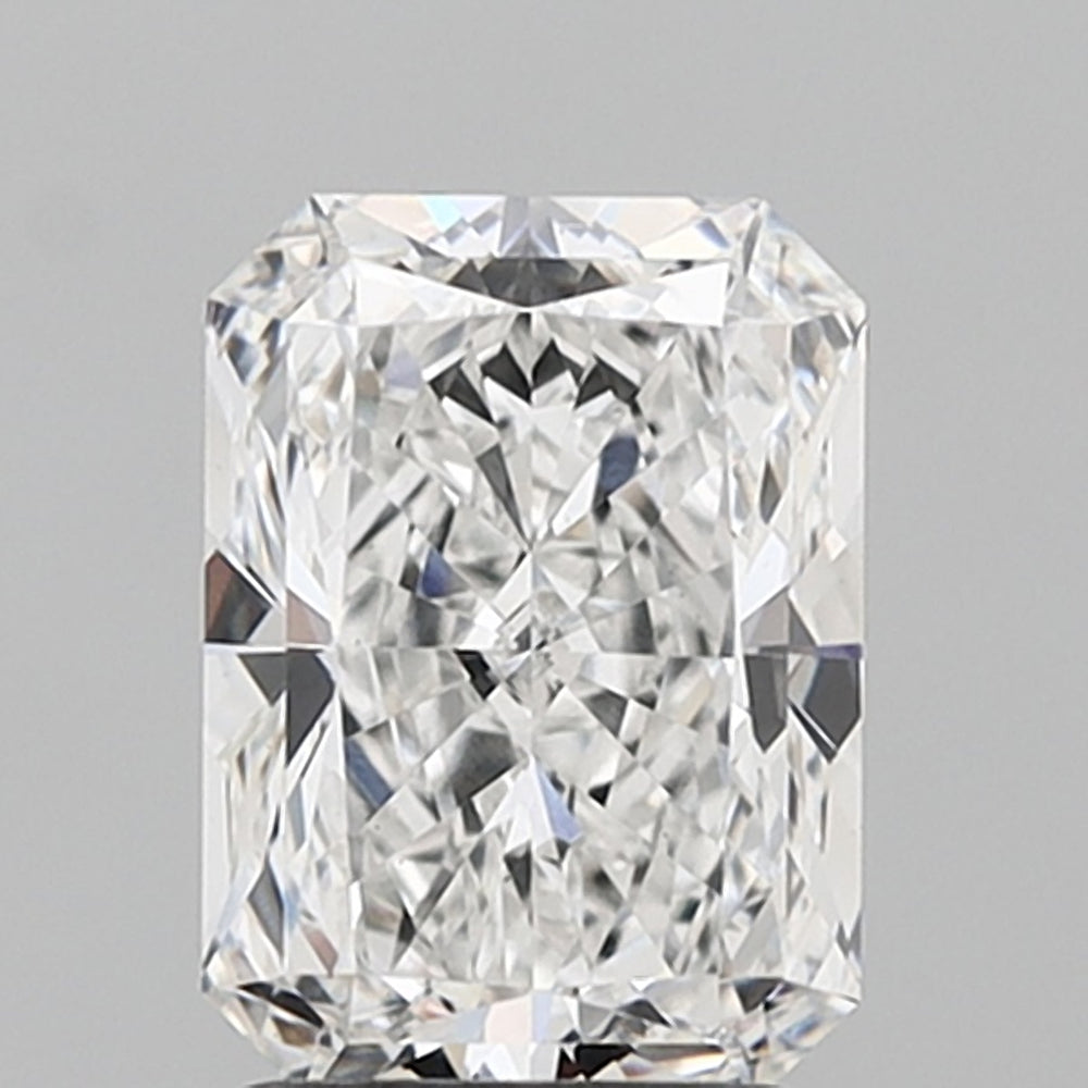 1.94 Carat Radiant Lab Diamond with  Cut Diamond in 14KT  view 1
