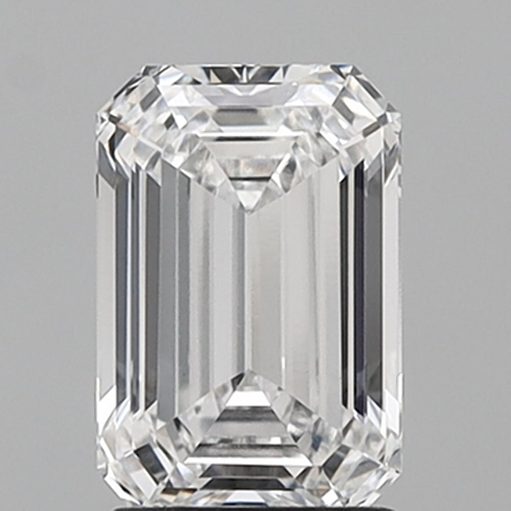 1.91 Carat Emerald Lab Diamond with  Cut Diamond in 14KT  view 1
