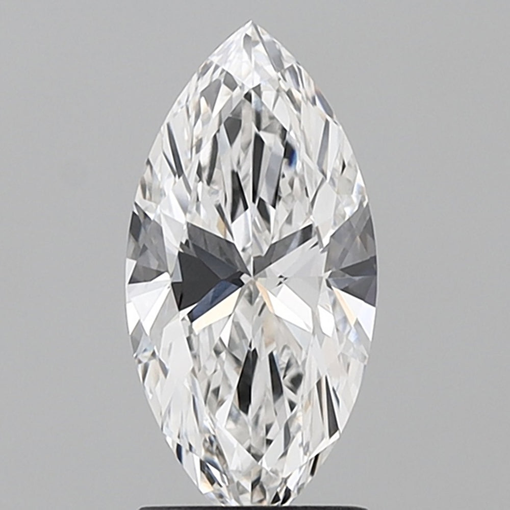 1.58 Carat Marquise Lab Diamond with  Cut Diamond in 14KT  view 1

