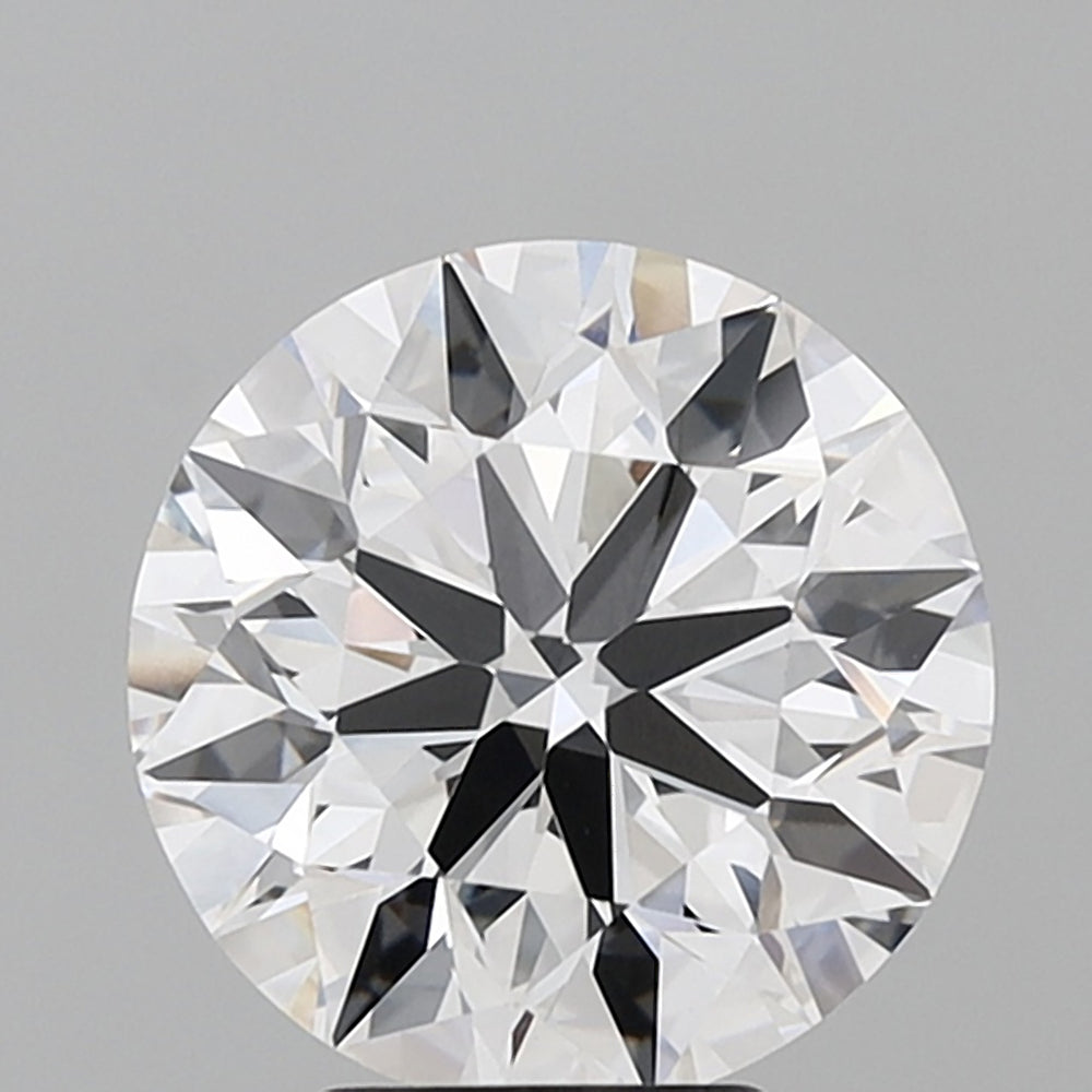 5.0 Carat Round Lab Diamond with  Cut Diamond in 14KT  view 1
