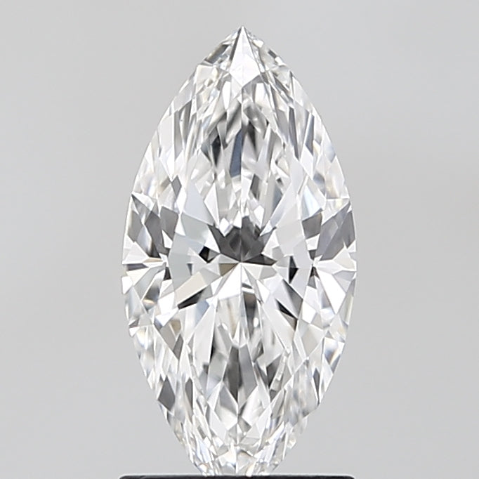 1.44 Carat Marquise Lab Diamond with  Cut Diamond in 14KT  view 1
