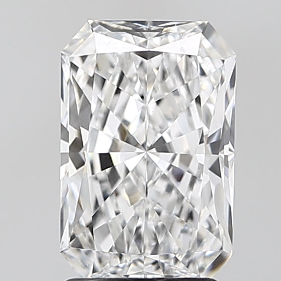 1.98 Carat Radiant Lab Diamond with  Cut Diamond in 14KT  view 1
