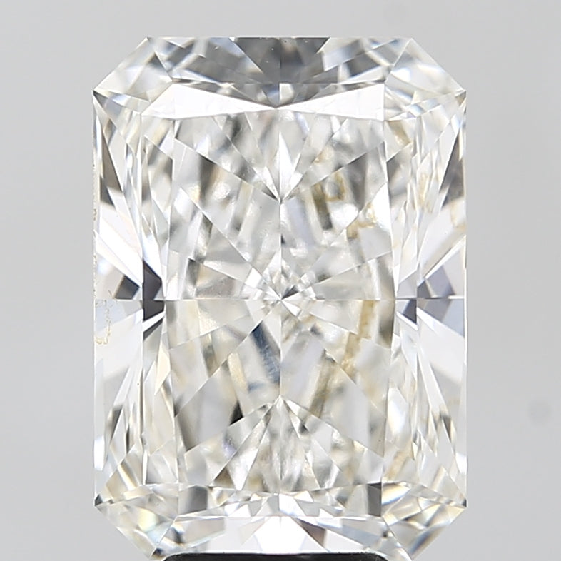 6.51 Carat Radiant Lab Diamond with  Cut Diamond in 14KT  view 1
