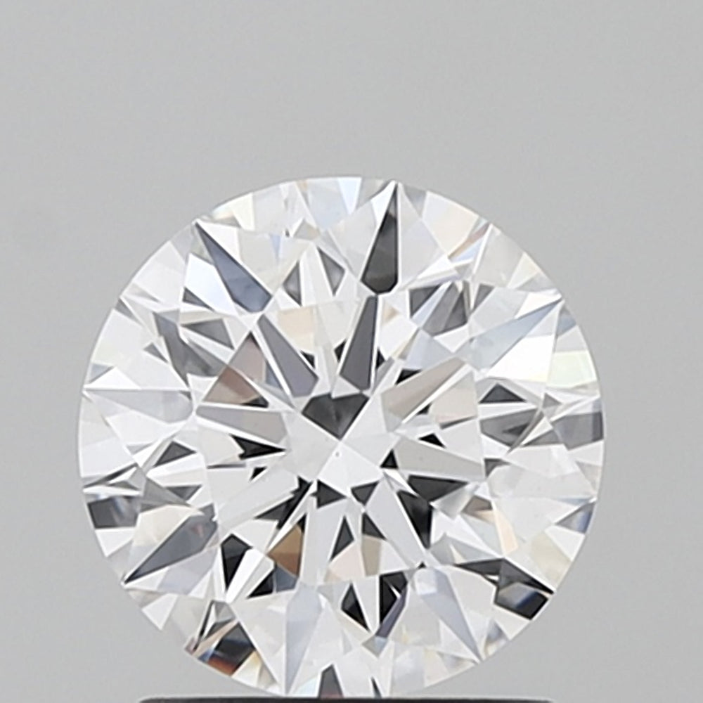 1.49 Carat Round Lab Diamond with  Cut Diamond in 14KT  view 1
