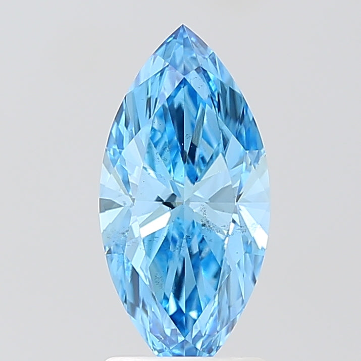 1.52 Carat Marquise Lab Diamond with  Cut Diamond in 14KT  view 1
