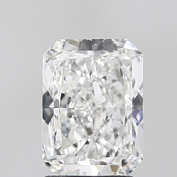 2.0 Carat Radiant Lab Diamond with  Cut Diamond in 14KT  view 1
