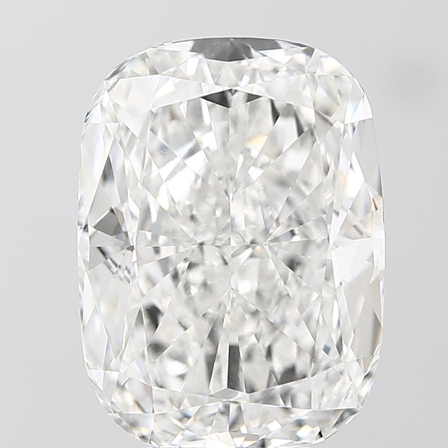 10.0 Carat Cushion Lab Diamond with  Cut Diamond in 14KT  view 1
