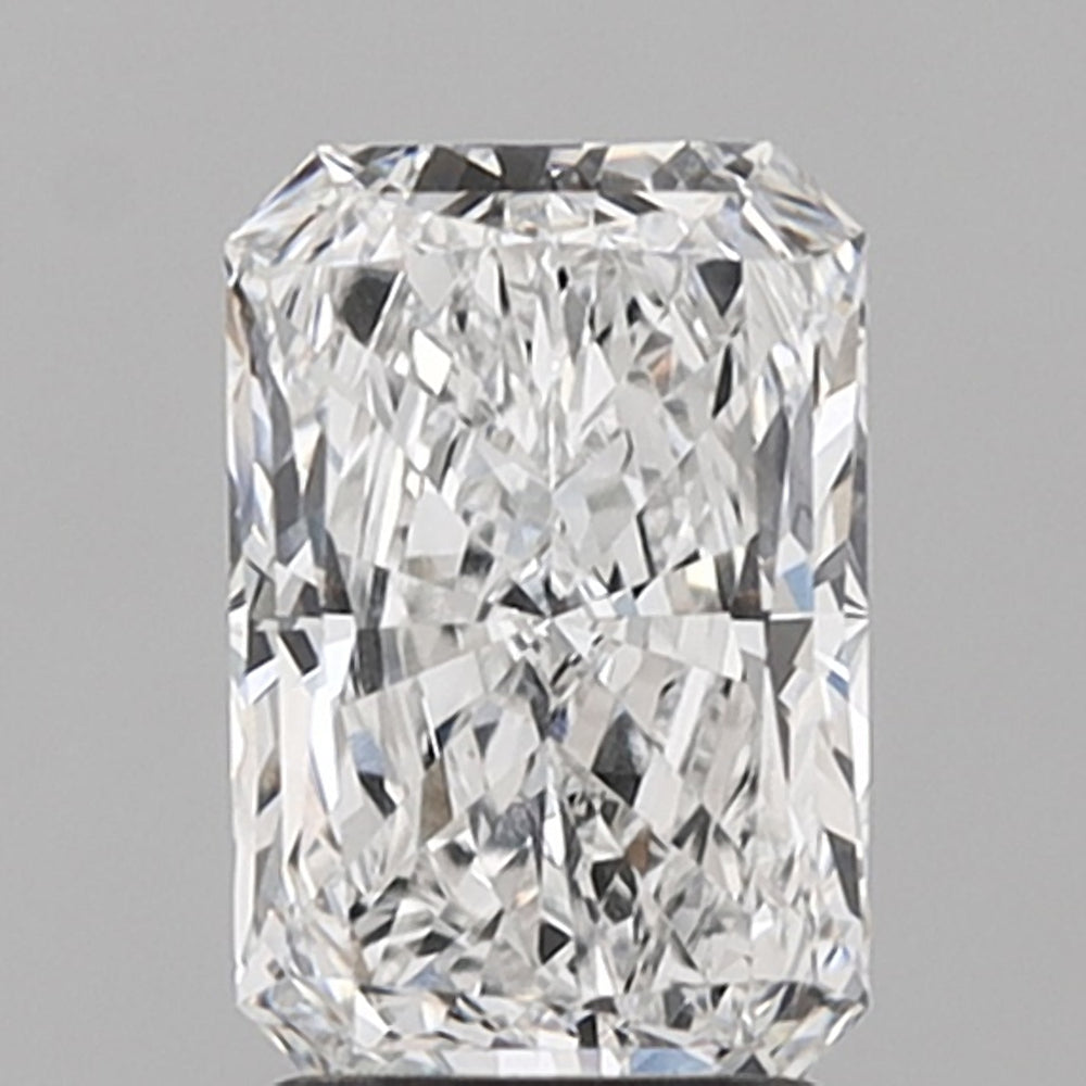 2.06 Carat Radiant Lab Diamond with  Cut Diamond in 14KT  view 1
