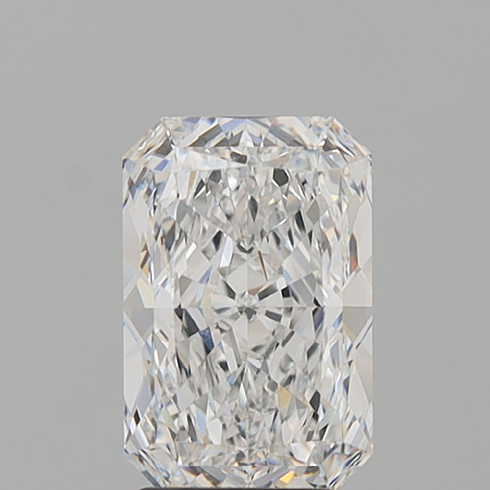 3.0 Carat Radiant Lab Diamond with  Cut Diamond in 14KT  view 1
