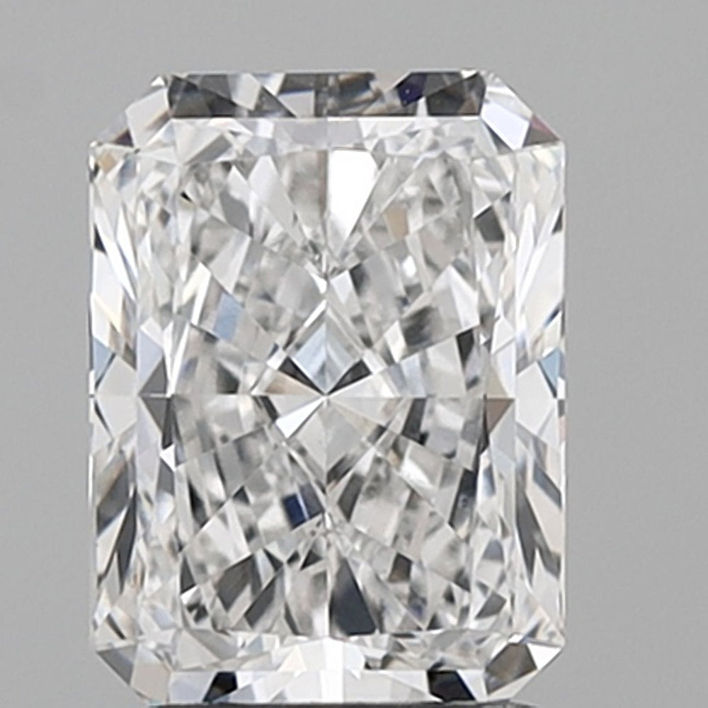 1.89 Carat Radiant Lab Diamond with  Cut Diamond in 14KT  view 1
