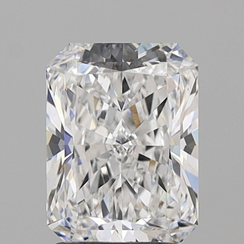 2.0 Carat Radiant Lab Diamond with  Cut Diamond in 14KT  view 1
