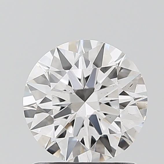 1.01 Carat Round Lab Diamond with  Cut Diamond in 14KT  view 1
