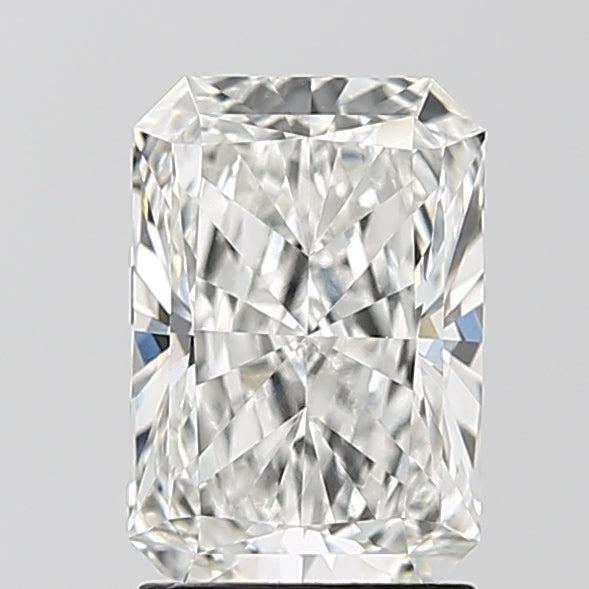 2.09 Carat Radiant Lab Diamond with  Cut Diamond in 14KT  view 1
