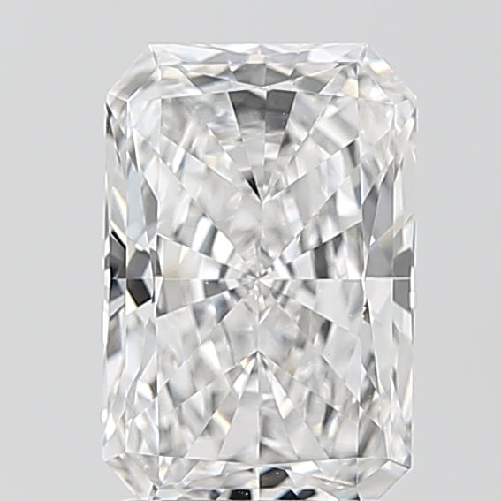 2.0 Carat Radiant Lab Diamond with  Cut Diamond in 14KT  view 1
