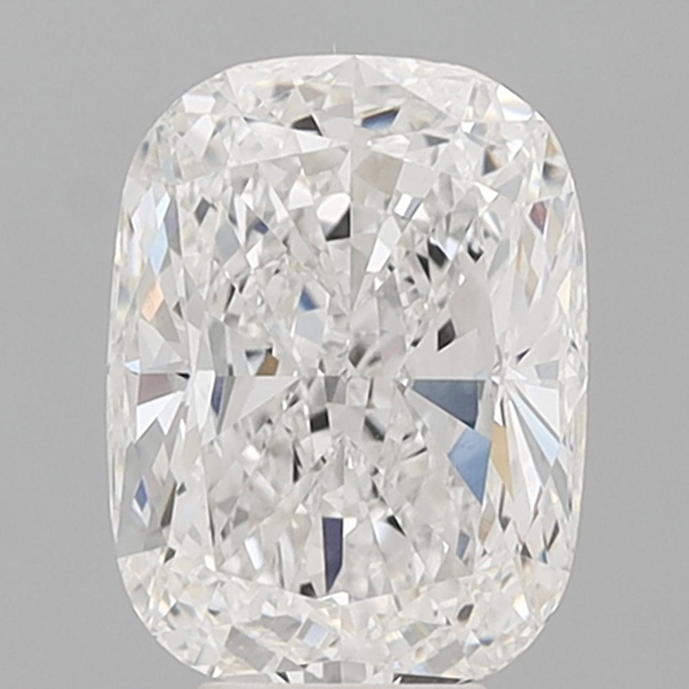 7.01 Carat Cushion Lab Diamond with  Cut Diamond in 14KT  view 1
