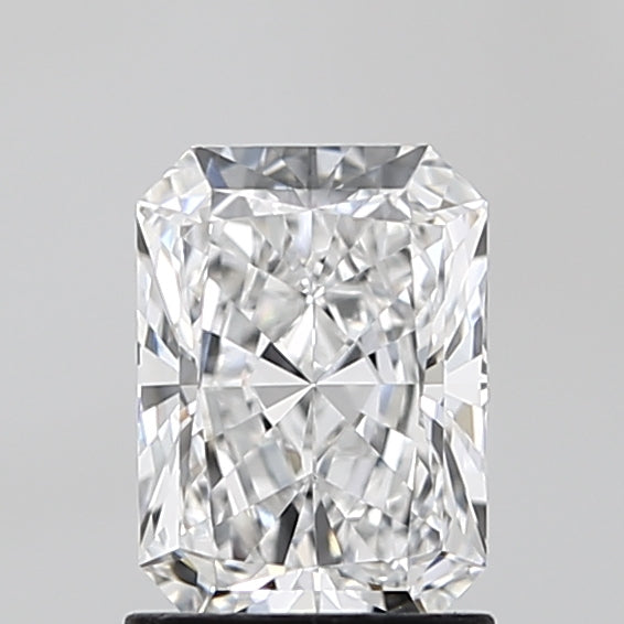1.42 Carat Radiant Lab Diamond with  Cut Diamond in 14KT  view 1
