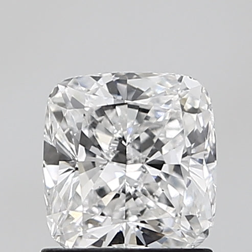1.25 Carat Cushion Lab Diamond with  Cut Diamond in 14KT  view 1
