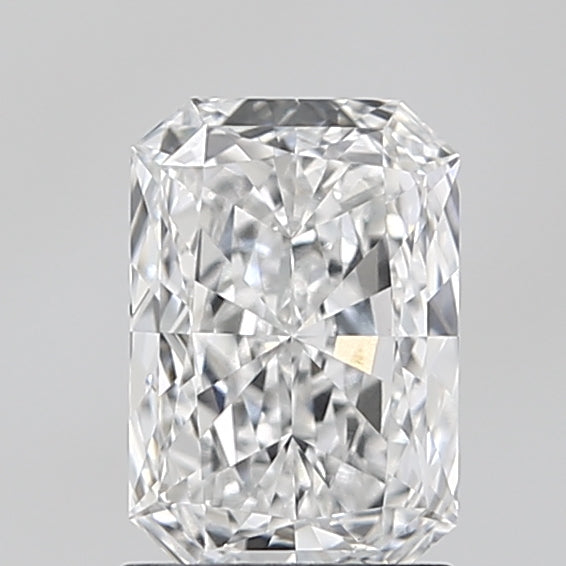 1.52 Carat Radiant Lab Diamond with  Cut Diamond in 14KT  view 1
