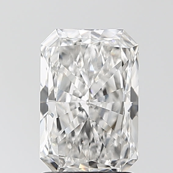 1.49 Carat Radiant Lab Diamond with  Cut Diamond in 14KT  view 1
