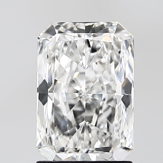 1.79 Carat Radiant Lab Diamond with  Cut Diamond in 14KT  view 1
