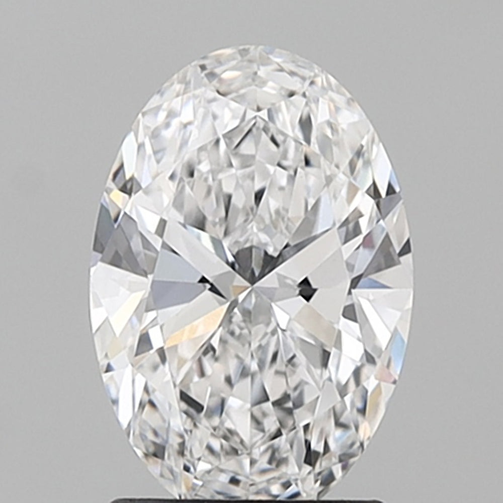 1.72 Carat Oval Lab Diamond with  Cut Diamond in 14KT  view 1
