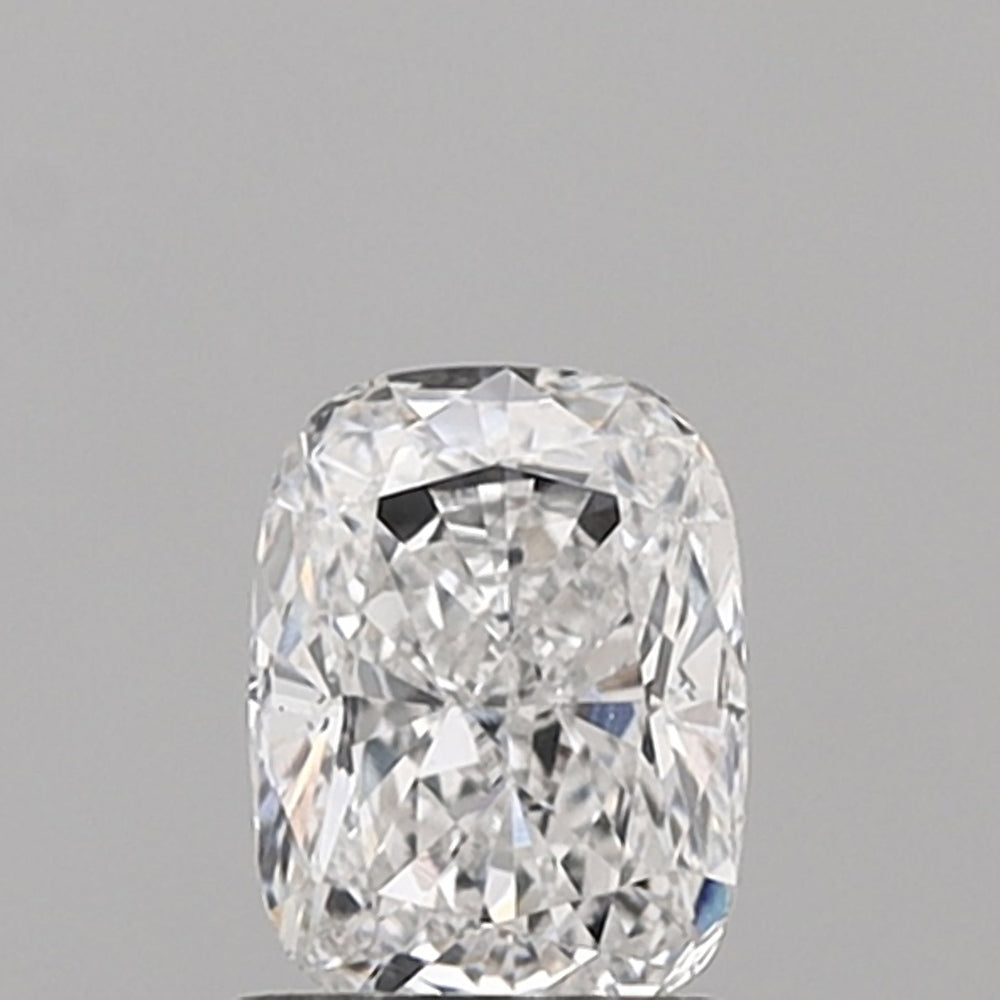 1.03 Carat Cushion Lab Diamond with  Cut Diamond in 14KT  view 1
