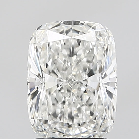 2.05 Carat Cushion Lab Diamond with  Cut Diamond in 14KT  view 1
