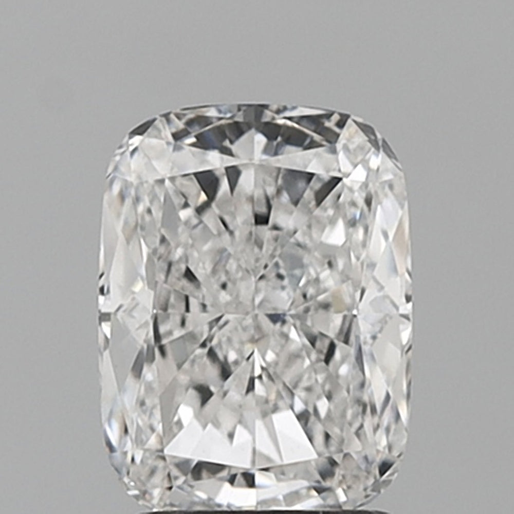 2.06 Carat Cushion Lab Diamond with  Cut Diamond in 14KT  view 1
