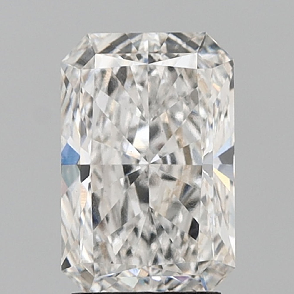 3.0 Carat Radiant Lab Diamond with  Cut Diamond in 14KT  view 1
