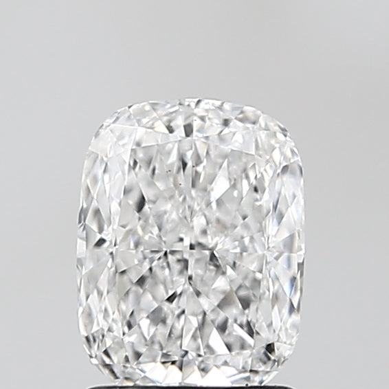 1.51 Carat Cushion Lab Diamond with  Cut Diamond in 14KT  view 1
