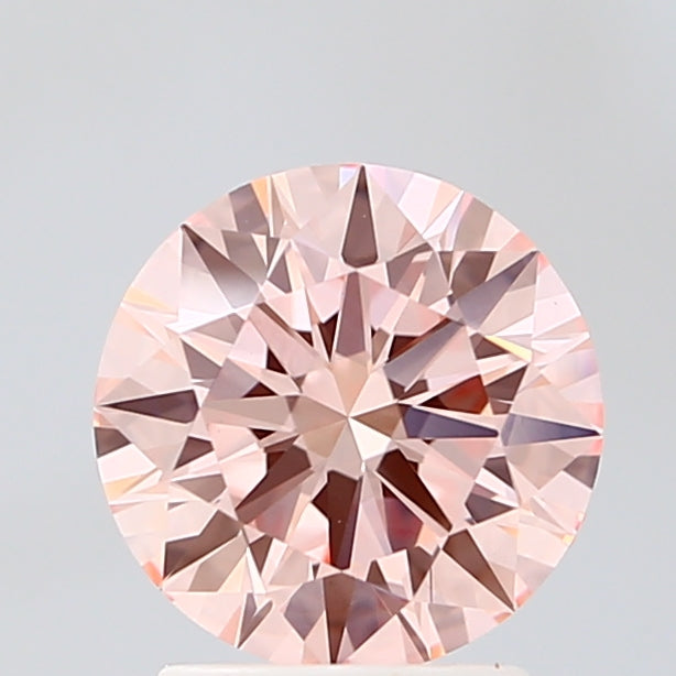 2.05 Carat Round Lab Diamond with  Cut Diamond in 14KT  view 1
