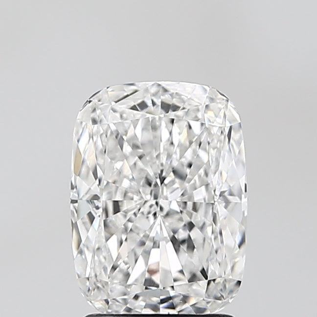 2.03 Carat Cushion Lab Diamond with  Cut Diamond in 14KT  view 1
