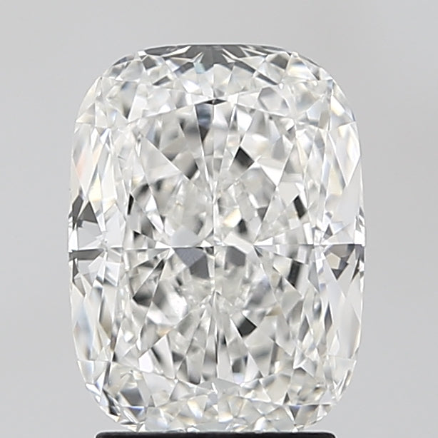 3.06 Carat Cushion Lab Diamond with  Cut Diamond in 14KT  view 1

