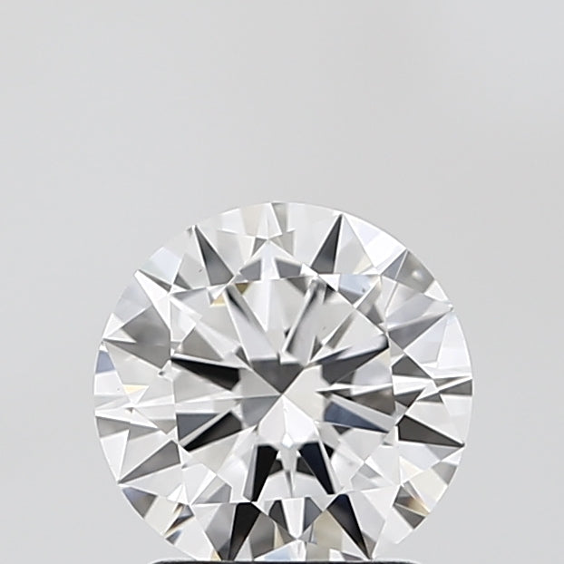 1.5 Carat Round Lab Diamond with  Cut Diamond in 14KT  view 1
