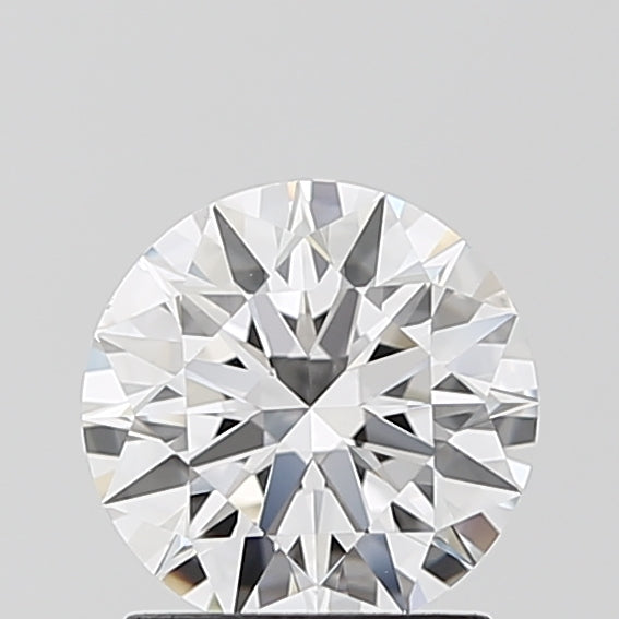 1.5 Carat Round Lab Diamond with  Cut Diamond in 14KT  view 1
