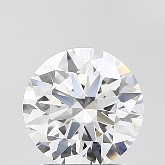 1.5 Carat Round Lab Diamond with  Cut Diamond in 14KT  view 1
