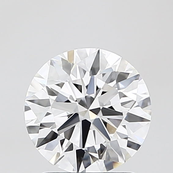 1.5 Carat Round Lab Diamond with  Cut Diamond in 14KT  view 1

