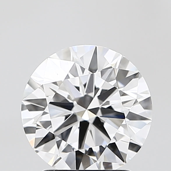 1.9 Carat Round Lab Diamond with  Cut Diamond in 14KT  view 1
