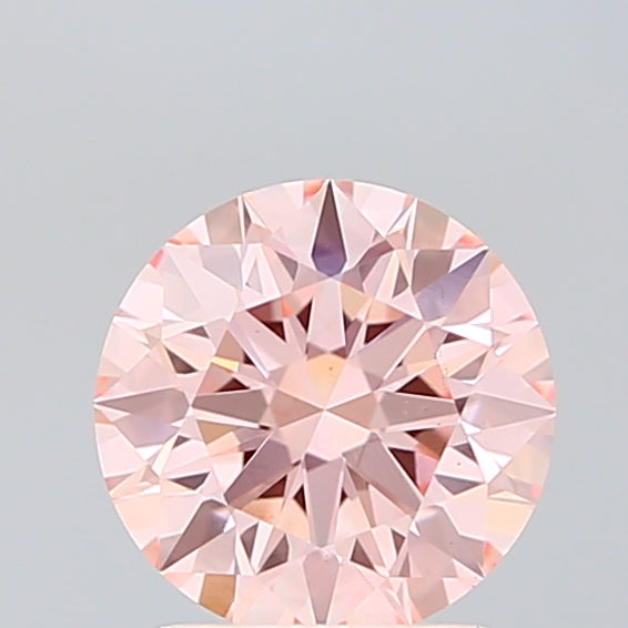 1.52 Carat Round Lab Diamond with  Cut Diamond in 14KT  view 1
