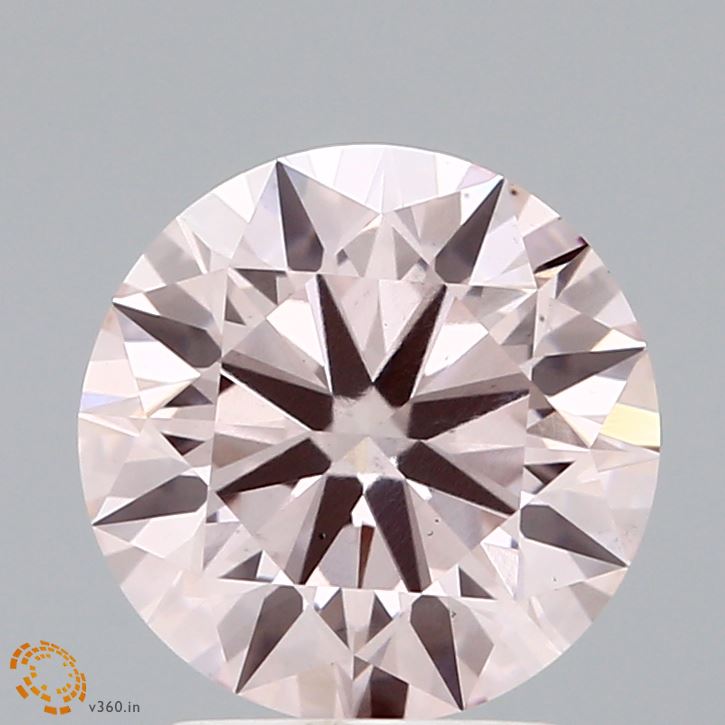2.54 Carat Round Lab Diamond with  Cut Diamond in 14KT  view 1
