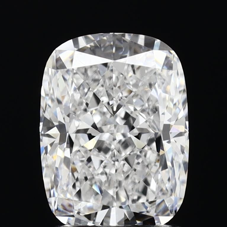 2.04 Carat Cushion Lab Diamond with  Cut Diamond in 14KT  view 1

