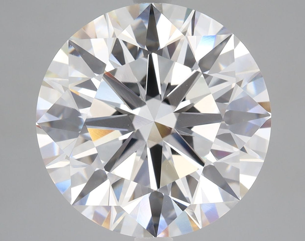 7.56 Carat Round Lab Diamond with  Cut Diamond in 14KT  view 1
