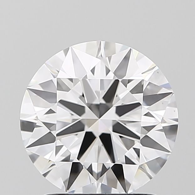 1.59 Carat Round Lab Diamond with  Cut Diamond in 14KT  view 1
