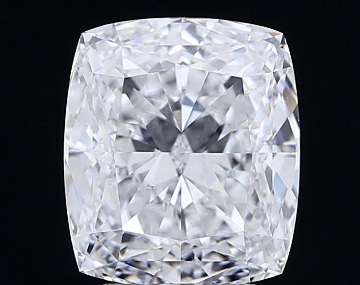 5.07 Carat Cushion Lab Diamond with  Cut Diamond in 14KT  view 1
