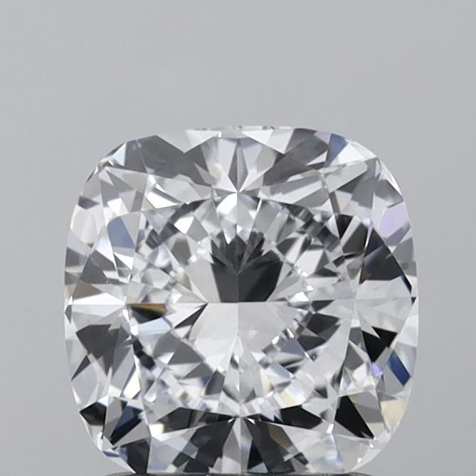 1.52 Carat Cushion Lab Diamond with  Cut Diamond in 14KT  view 1
